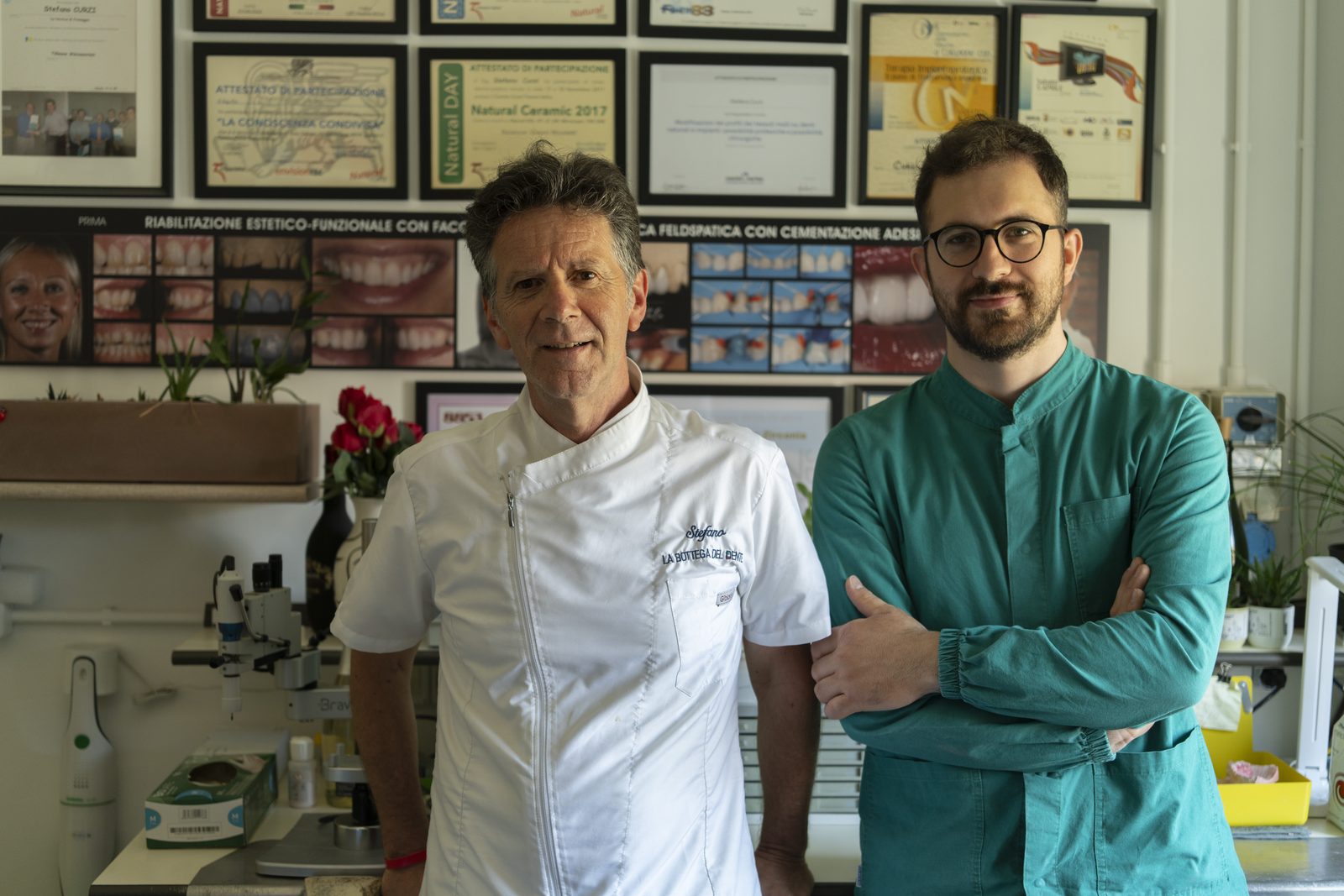 Stefano e il team de La Bottega del Dente
